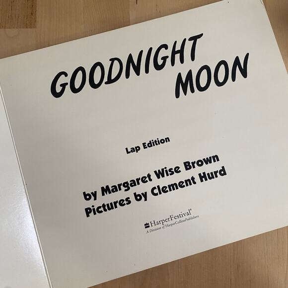 Vintage 2001 Lap Edition Oversized Board Book Goodnight Moon - Picture 2 of 8